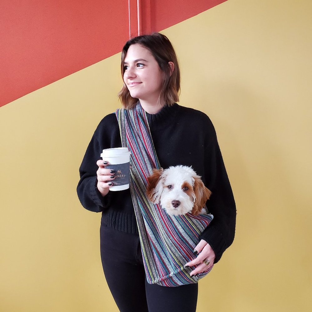 Dog Sling Carrier – Bohemian Multi-Color